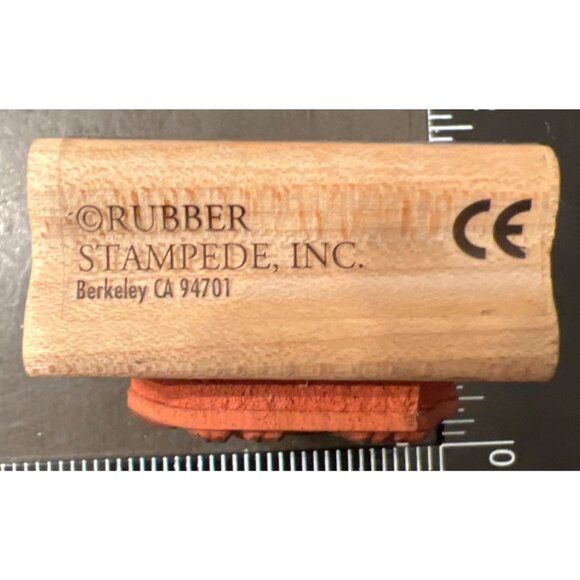 Pig Wood Mounted Rubber Stamp By Rubber Stampede Piggly Wiggly A2519C - Picture 3 of 4